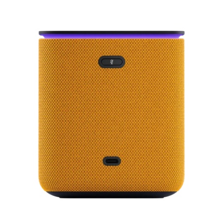 Умная колонка Яндекс Станция Миди с Алисой, с Zigbee, оранжевая
